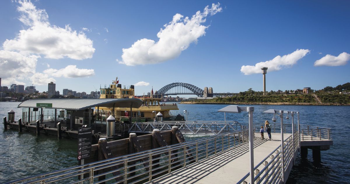 Balmain wharf discount cafe